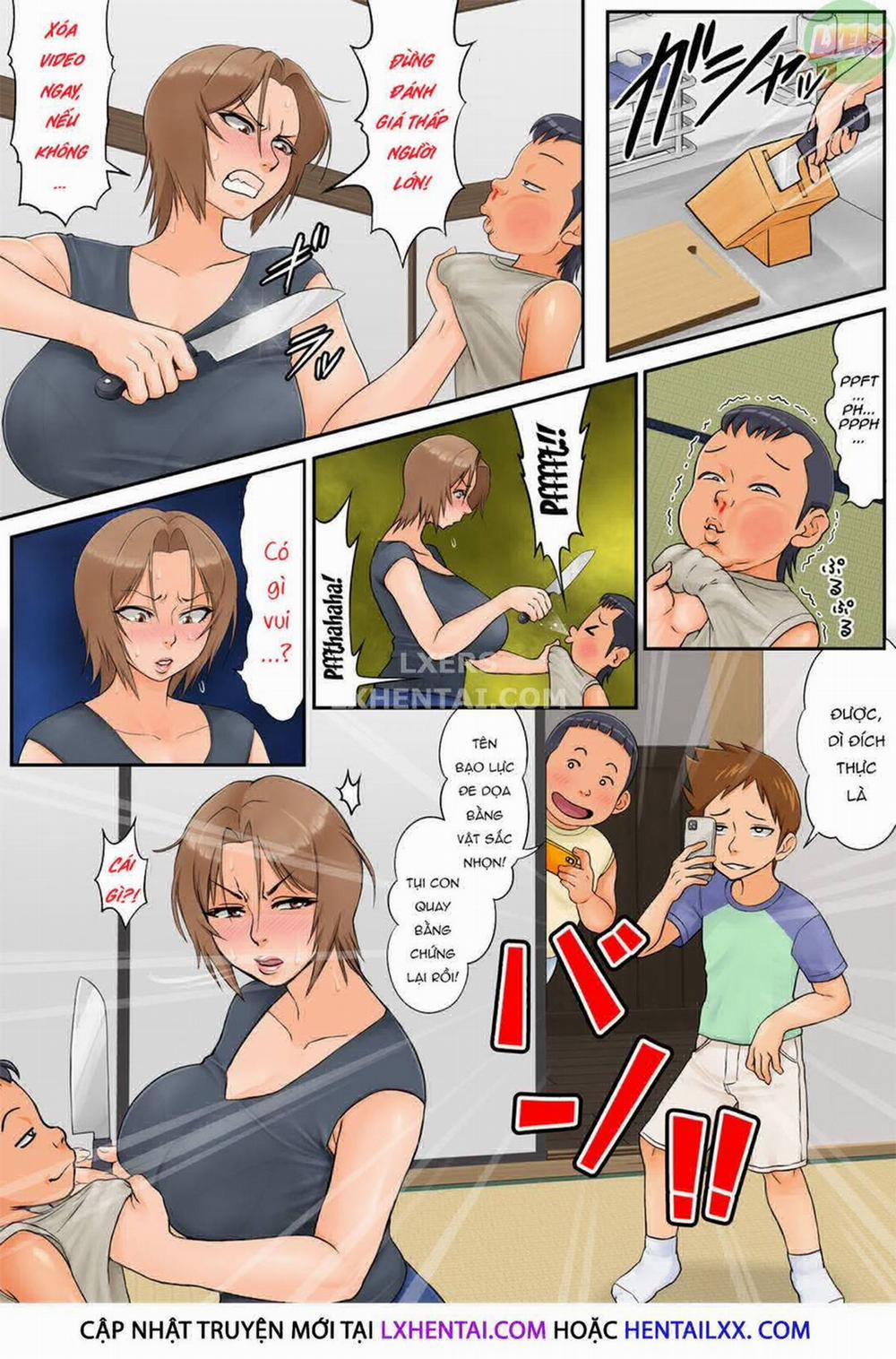 Uy hiếp mẹ bạn với clip bạn ăn trộm Oneshot trang 15