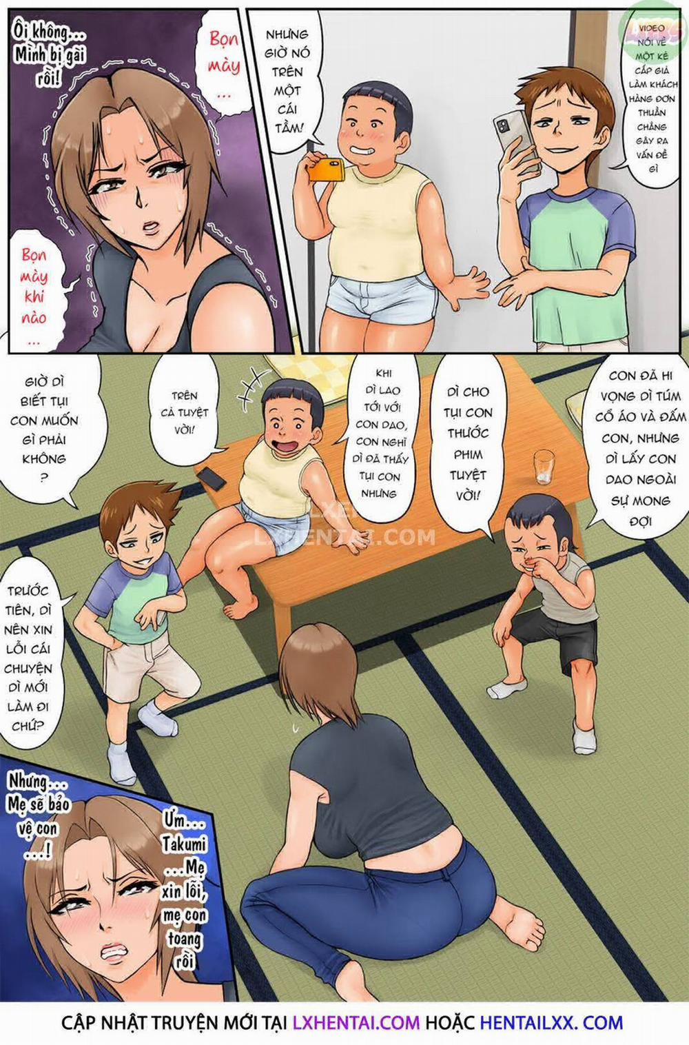 Uy hiếp mẹ bạn với clip bạn ăn trộm Oneshot trang 16