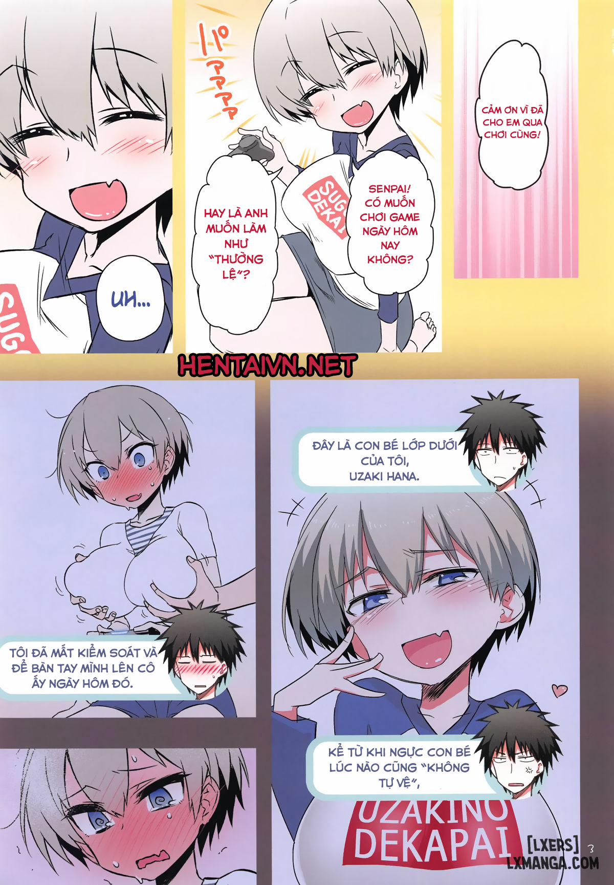 Uzaki-chan wa H Shitai! 1 trang 1