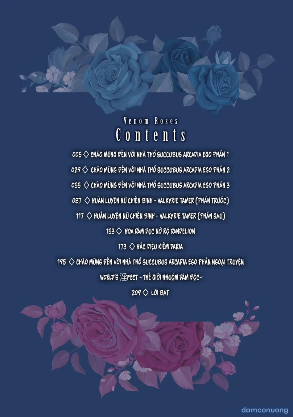 Venom Roses ~Kirei Na Bara Ni Wa Doku Ga Aru~ 0 trang 4