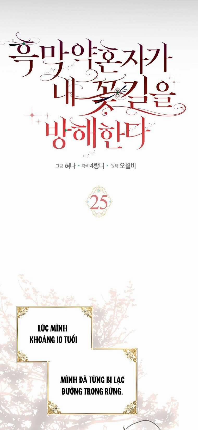 Vị Hôn Phu Phản Diện Cản Trở Con Đường Hoa Của Tôi 25 trang 3