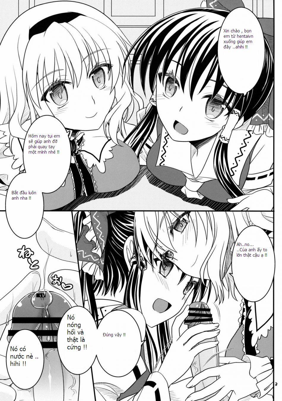 With Reimu And Alice... (Touhou Project) Chương Oneshot Trang 2