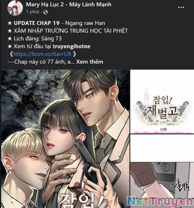 Xâm Nhập Vào Trường Trung Học Tài Phiệt! 19.1 trang 19