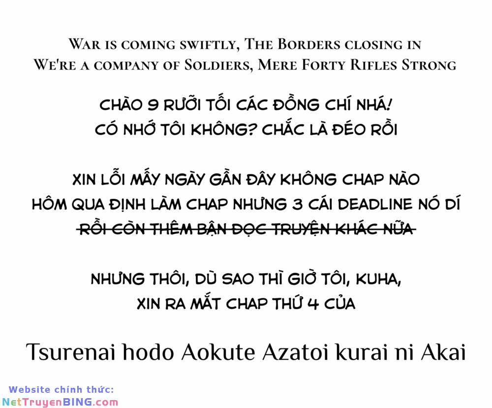 Xanh Của Lạnh Lùng. Đỏ Của Xảo Quyệt. Chương 4 Trang 2