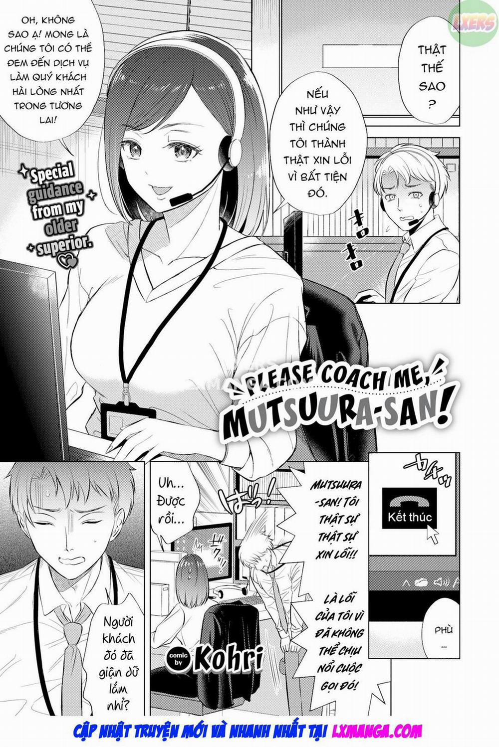 Xin hãy huấn luyện tôi, Mutsuura-san! Chương Oneshot Trang 2