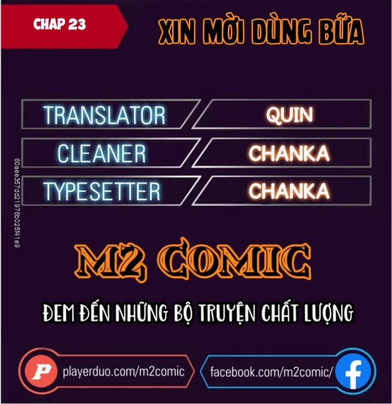 Xin Mời Dùng Bữa 23 trang 1