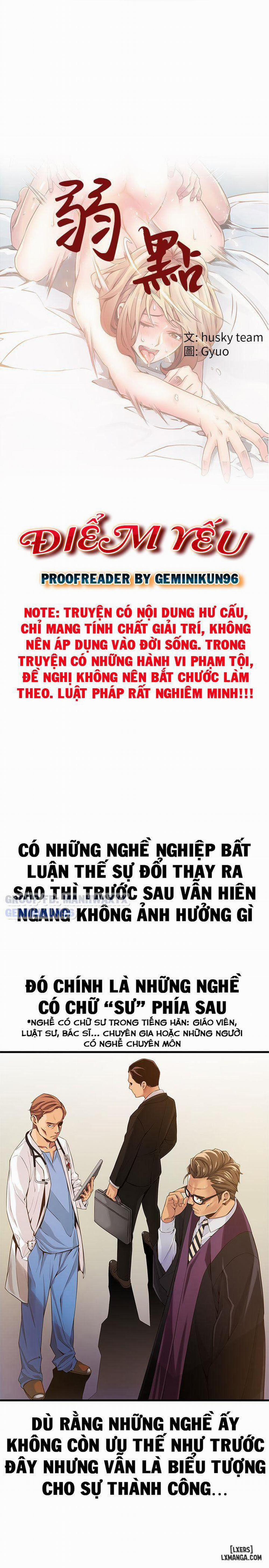 Yếu điểm chết người Chương 1 Trang 4