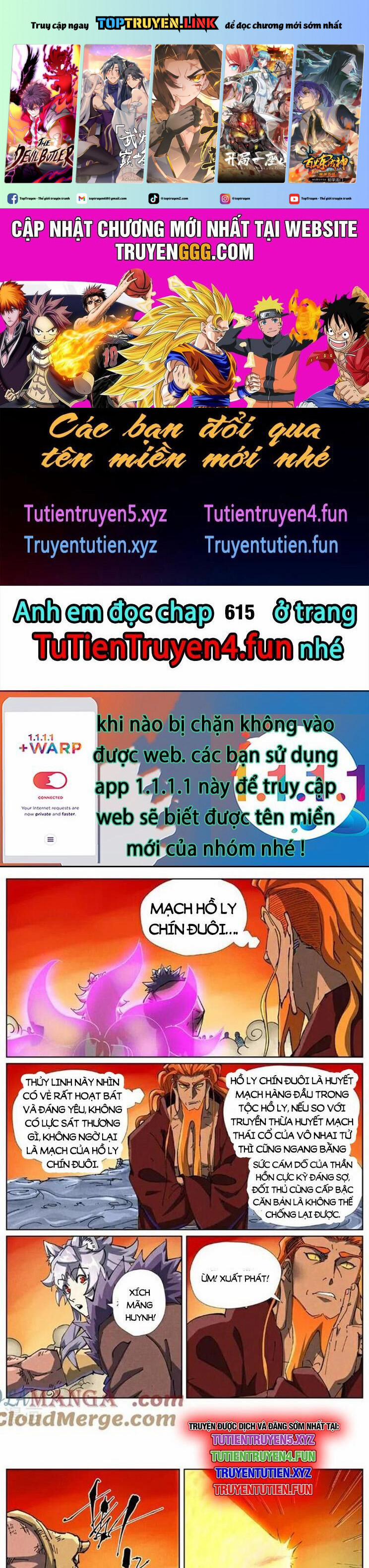 Yêu Thần Ký Chương 614 Trang 1