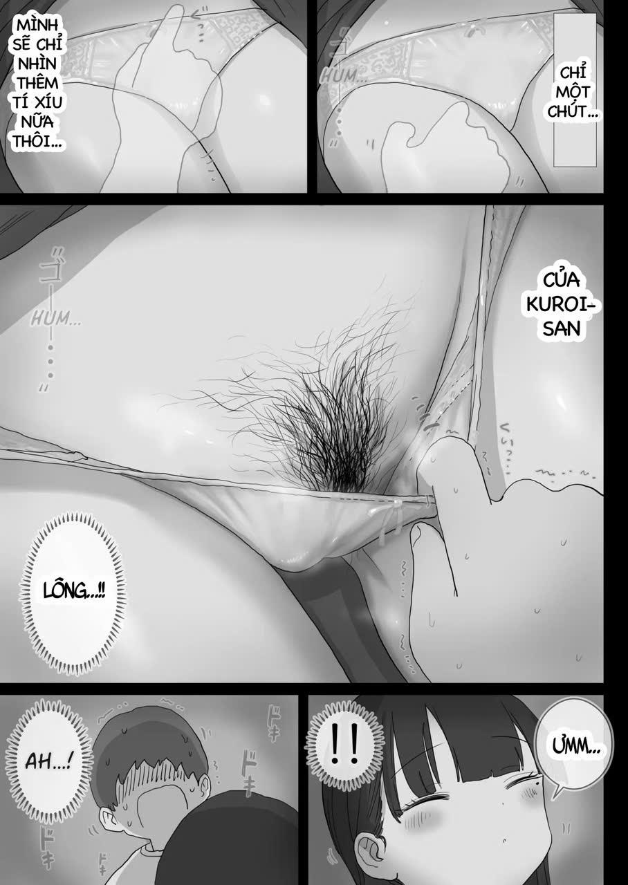 Yokou Bus Demo Kossori Nakadashi Sasete Kureru Classmate No Kuroi-San 1 trang 10