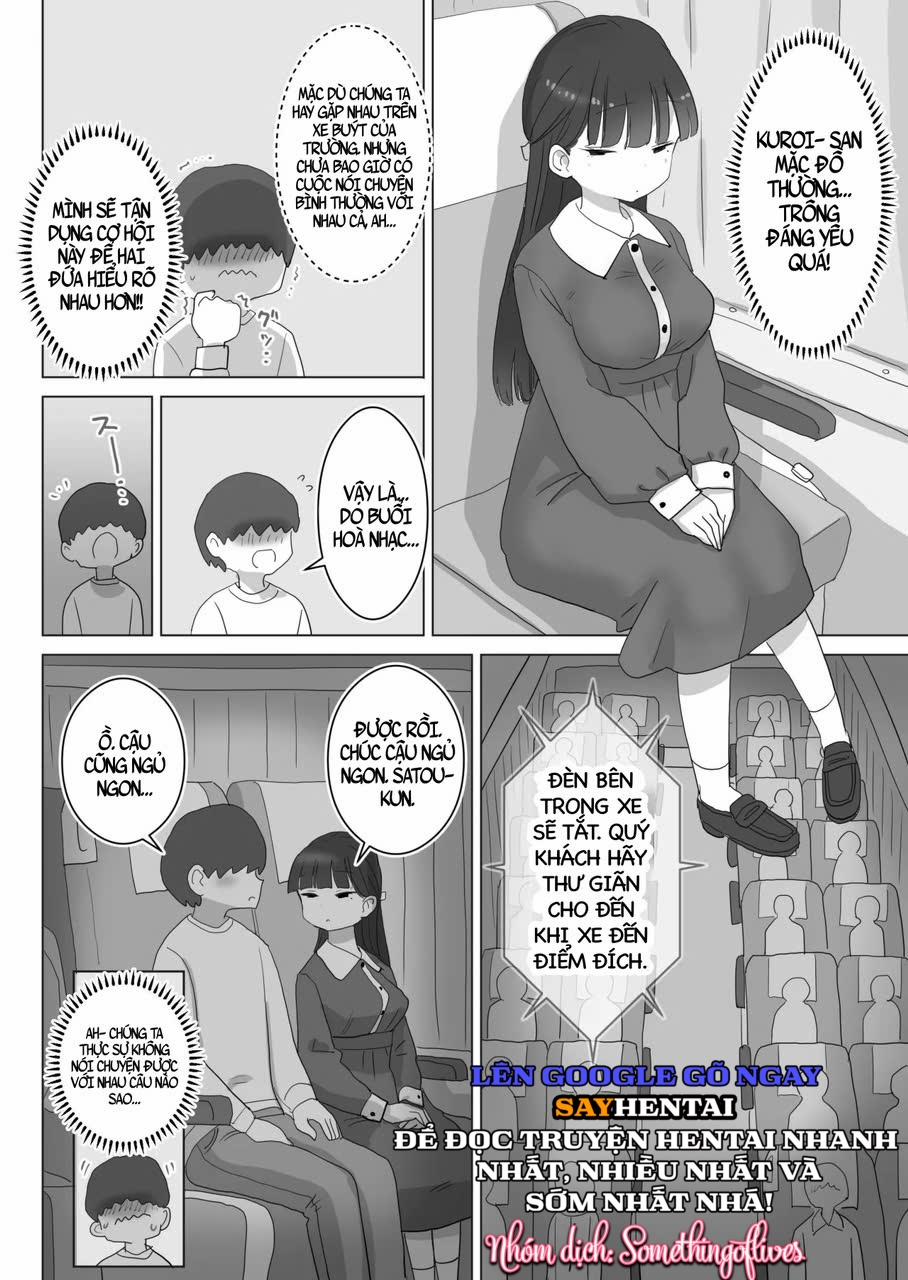 Yokou Bus Demo Kossori Nakadashi Sasete Kureru Classmate No Kuroi-San 1 trang 5