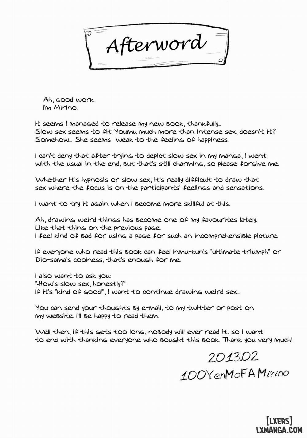 Youmu de Manabu Slow Sex Oneshot. trang 24