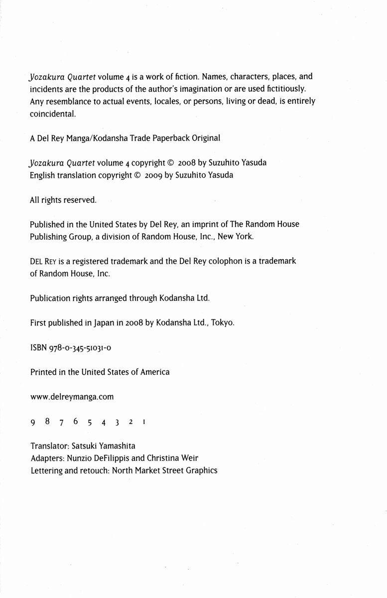 Yozakura Quartet 18 trang 4