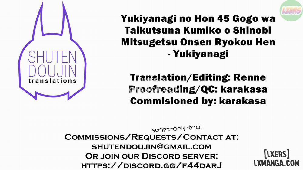 Yukiyanagi no Hon 45 Gogo wa Taikutsu na Kumiko Oshinobi Mitsugetsu Onsen Ryokou Hen Chương Oneshot Trang 42