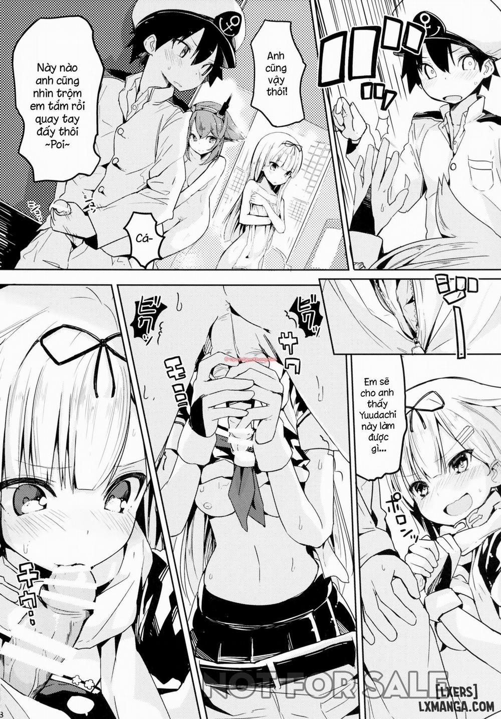 Yuudachi to Teitoku ga H de Kenka Chương Oneshot Trang 9