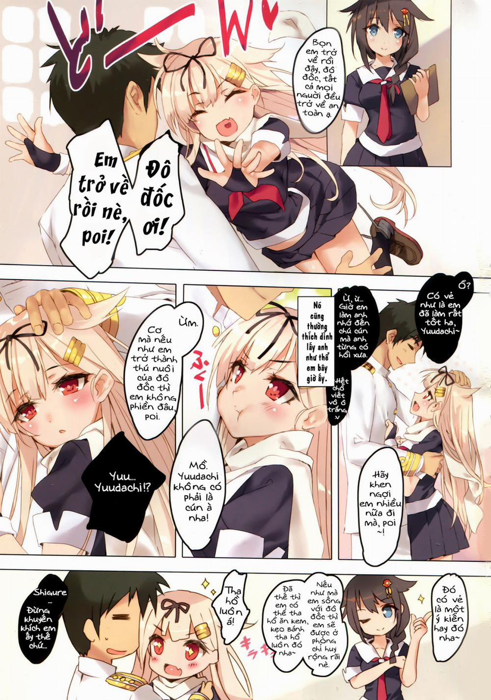 Yuudachi wa Teitoku-san ga Daisukippoi! (Kancolle) Chương Oneshot Full Color Trang 2